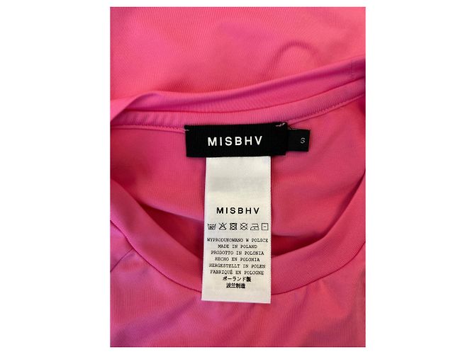 Autre Marque Camiseta rosa MISBHV - vista 5
