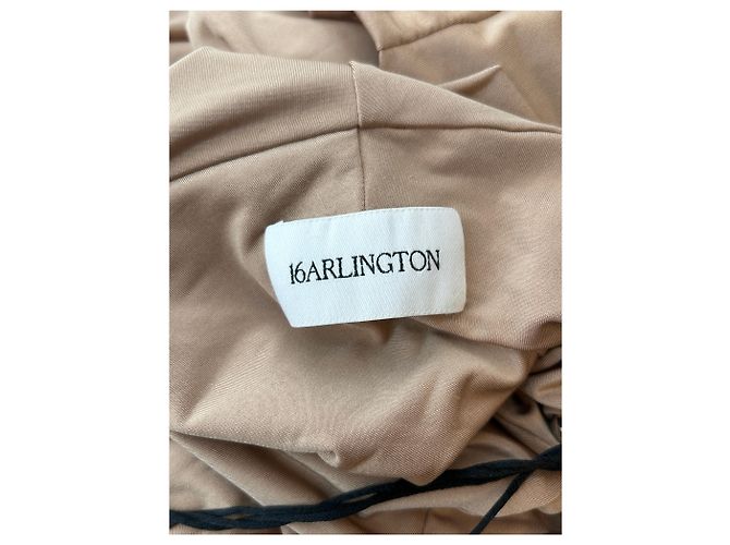 Autre Marque 16ARLINGTON Kleid beige aus Polyester Größe 8 UK - Ansicht 6
