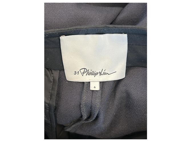 Schwarze Hose 3.1 Phillip Lim aus Polyester Größe 34 - Ansicht 3