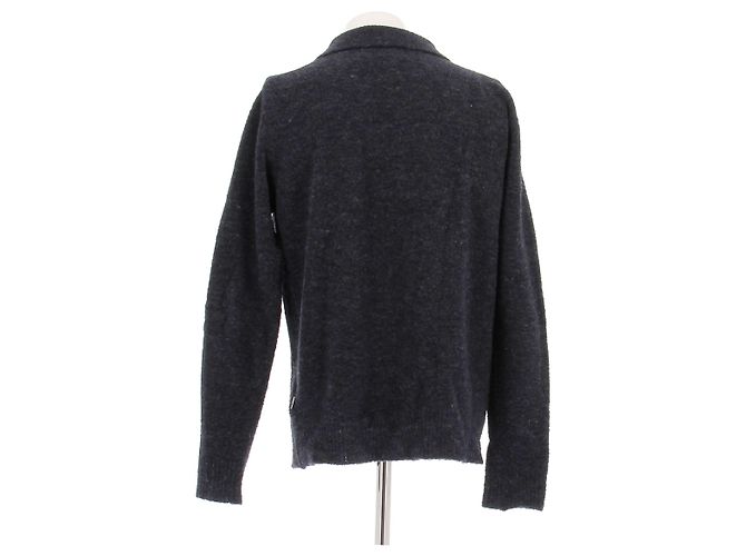 Autre Marque Maglione in lana grigio NNO7 M - vista 2