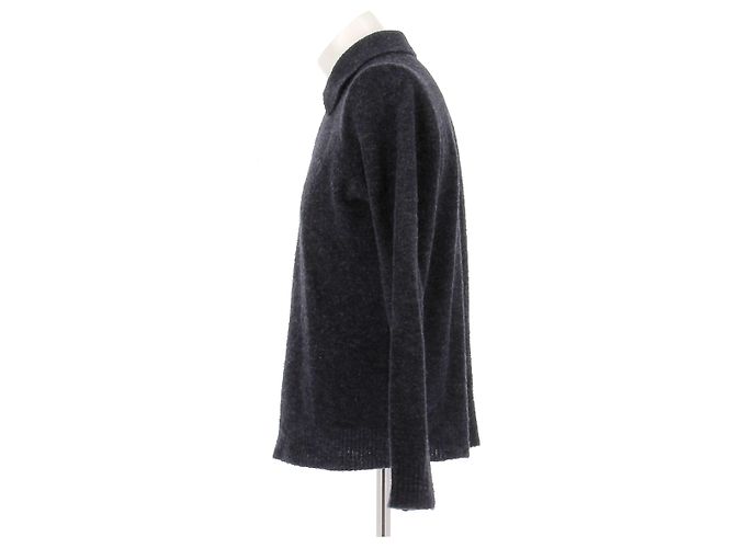 Autre Marque Maglione in lana grigio NNO7 M - vista 4