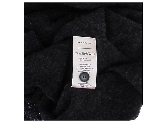 Autre Marque Maglione in lana grigio NNO7 M - vista 6