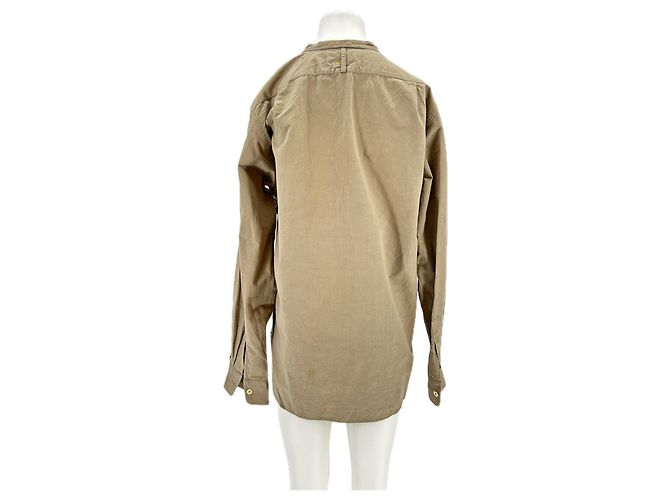 Autre Marque Camisa MARGAUX HOWELL Taupe de algodón L Castaño - vista 2