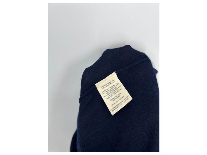 Suéter de cachemira azul marino Eric Bompard - vista 6