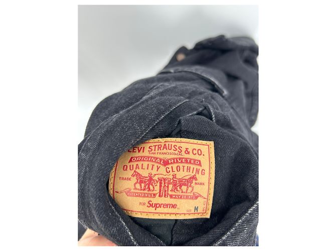 Levi's Schwarze Jeansjacke - Ansicht 3