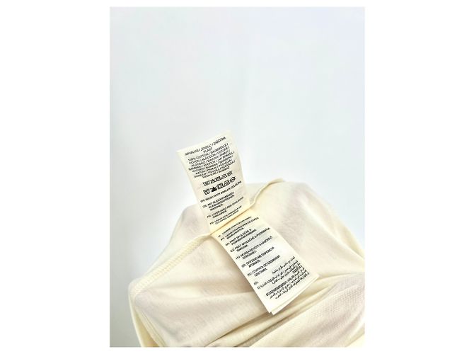 Autre Marque Tee-shirt blanc cassé White - view 7