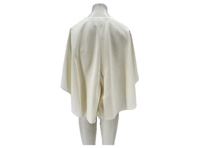 Autre Marque Beige Kurzarmbluse 'Arona' - Ansicht 2
