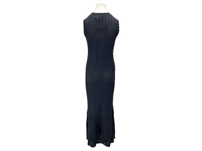 Autre Marque Langes schwarzes Kleid "Molino" - Ansicht 2