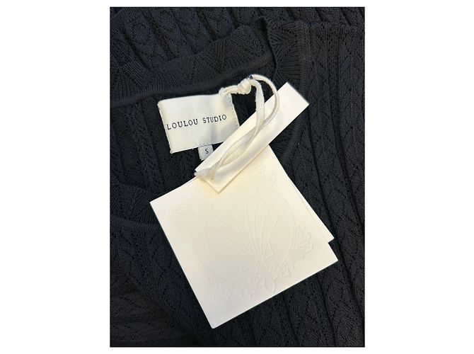 Autre Marque Langes schwarzes Kleid "Molino" - Ansicht 5