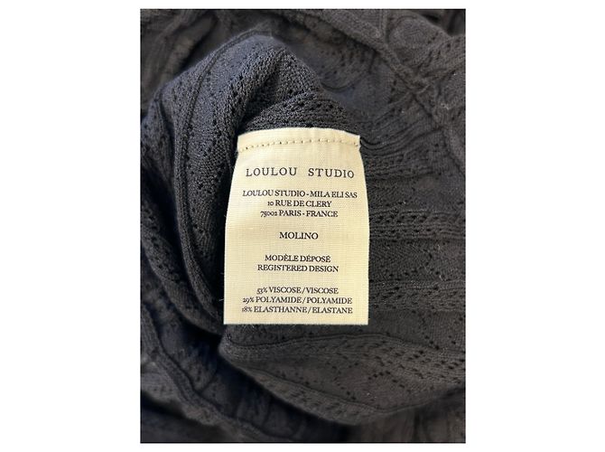 Autre Marque Langes schwarzes Kleid "Molino" - Ansicht 6