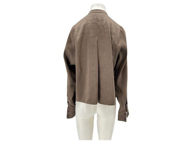 Autre Marque Camicia marrone "Siara" - vista 2