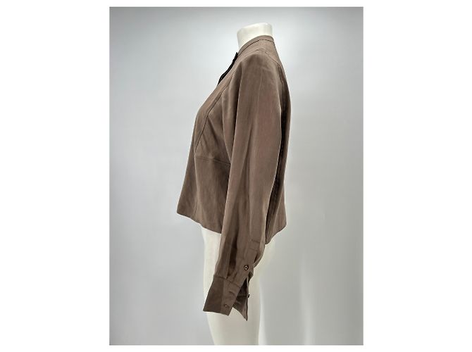 Autre Marque Camicia marrone "Siara" - vista 4