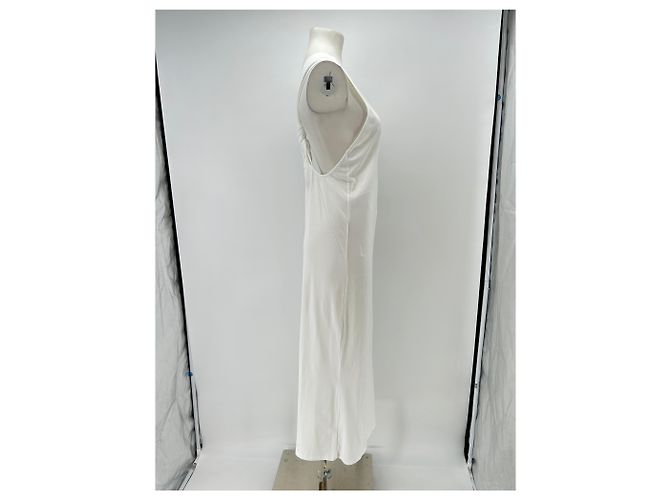 Autre Marque Vestido largo blanco atado en la espalda "Rayna" - vista 3