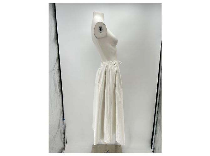 Autre Marque Falda larga blanca "Teli" Blanco - vista 3