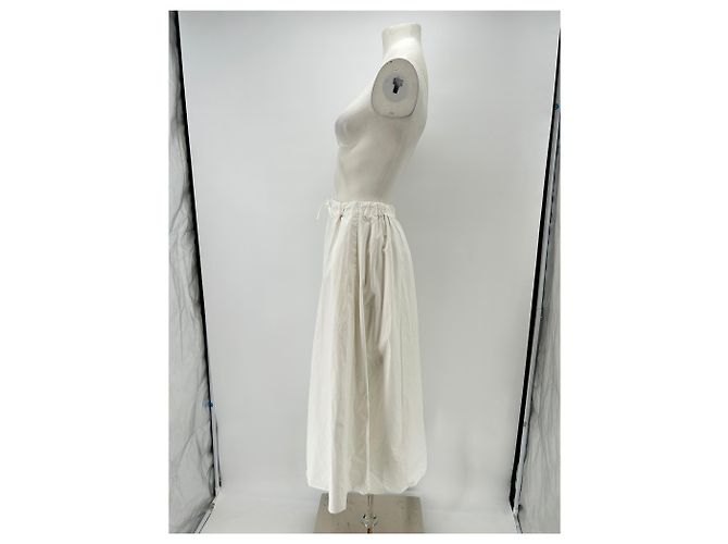 Autre Marque Falda larga blanca "Teli" Blanco - vista 4