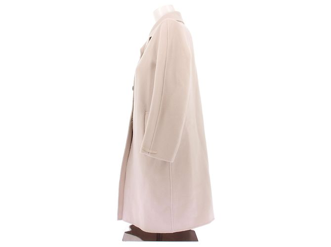 Abrigo Max Mara de lana beige - vista 3