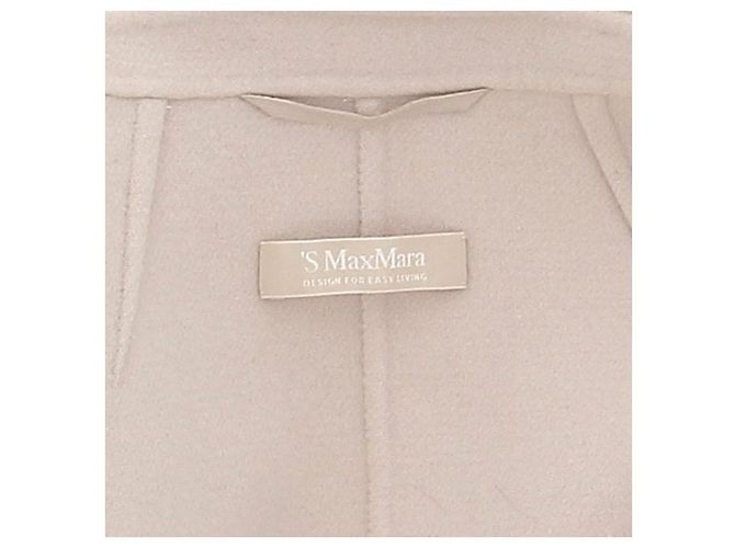 Abrigo Max Mara de lana beige - vista 5