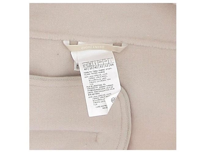 Abrigo Max Mara de lana beige - vista 6