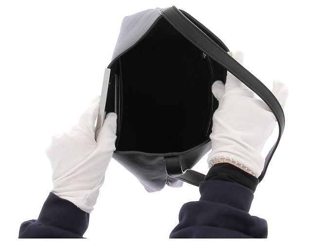 Autre Marque Borsa a mano ELLEME in pelle nera Nero - vista 8