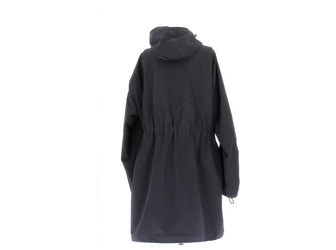 Bottega Veneta Abrigo impermeable negro - vista 2