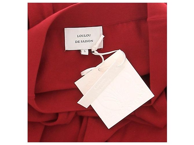 Autre Marque Falda larga roja Romy de viscosa LOULOU DE SAISON - vista 5