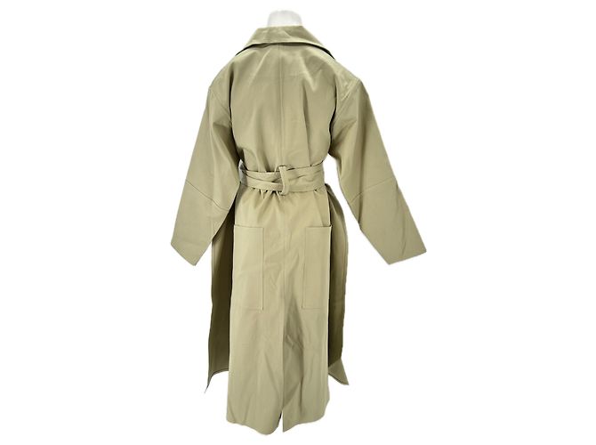 Maison Rabih Kayrouz Trench beige de algodón - vista 2