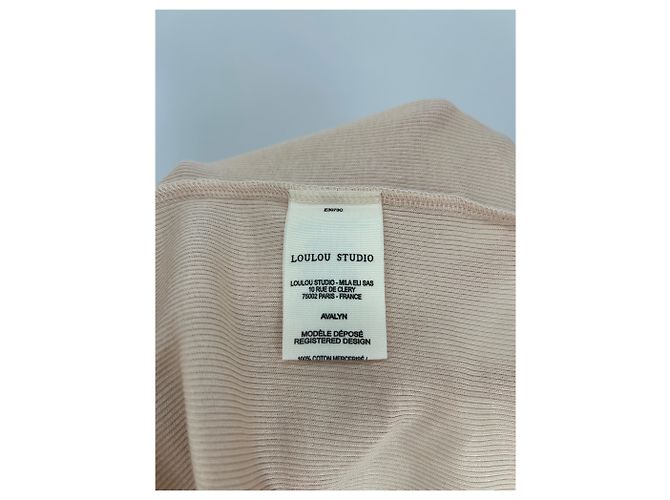 Autre Marque LOULOU STUDIO AVALYN Kurzarmtop rosa Pink - Ansicht 6