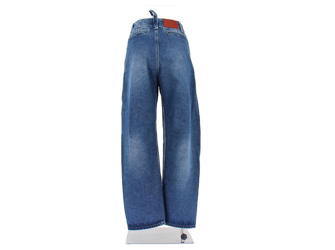 Jeans in denim blu Studio Nicholson - vista 2