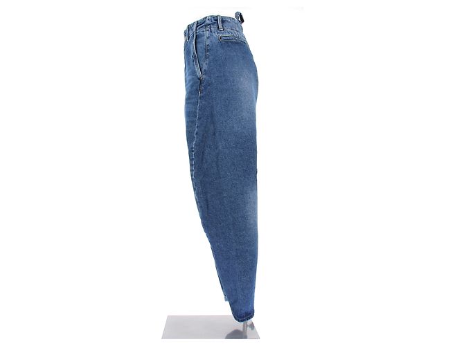 Jeans in denim blu Studio Nicholson - vista 3