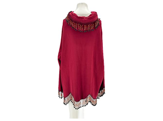 Autre Marque Sudadera con capucha burdeos - vista 2