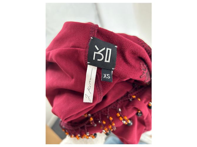 Autre Marque Sudadera con capucha burdeos - vista 7