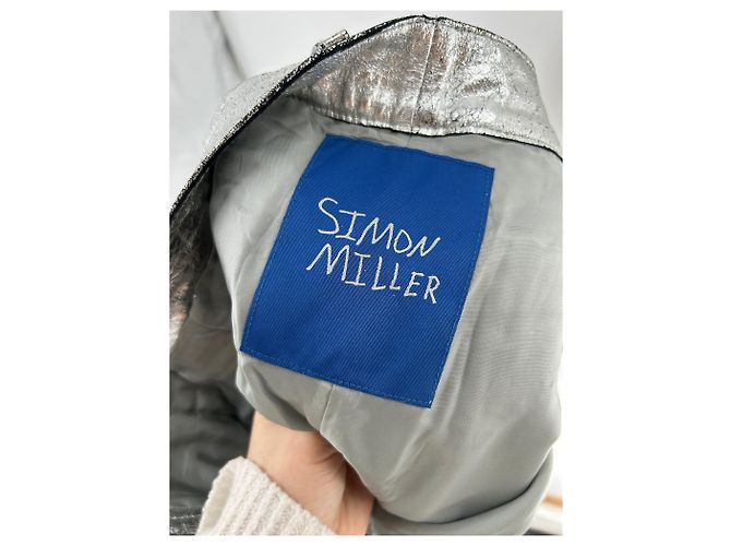 Simon Miller Silberne Lederhose - Ansicht 3