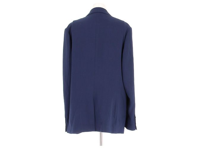 Blazer Dries Van Noten Azul Marino de Viscosa - vista 2