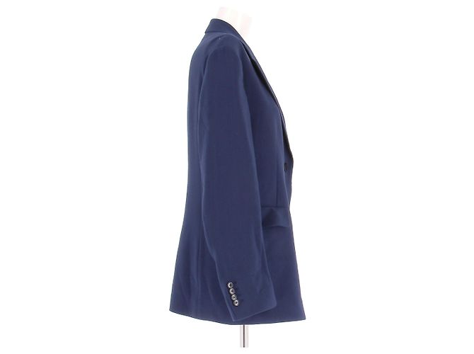 Blazer Dries Van Noten Azul Marino de Viscosa - vista 4