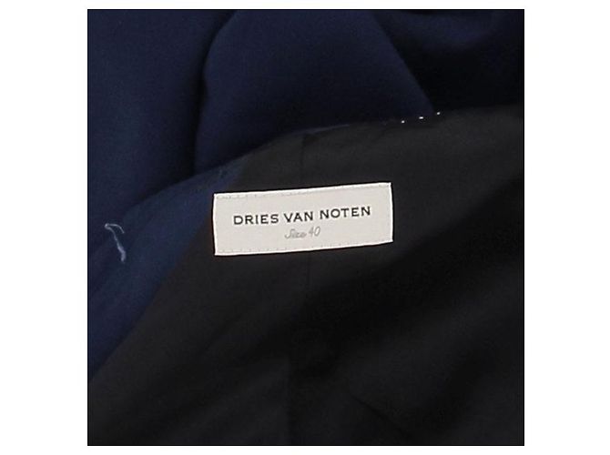Blazer Dries Van Noten Azul Marino de Viscosa - vista 5