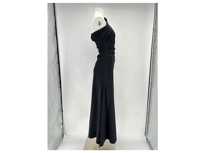 Marc by Marc Jacobs Schwarzes Kleid aus Mischwolle - Ansicht 3