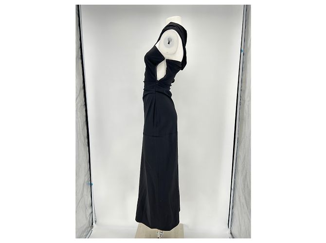 Marc by Marc Jacobs Schwarzes Kleid aus Mischwolle - Ansicht 4