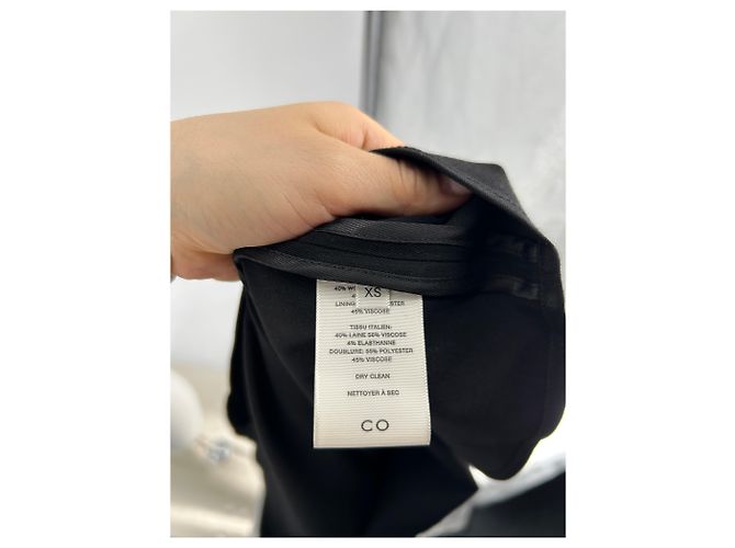 Marc by Marc Jacobs Schwarzes Kleid aus Mischwolle - Ansicht 6