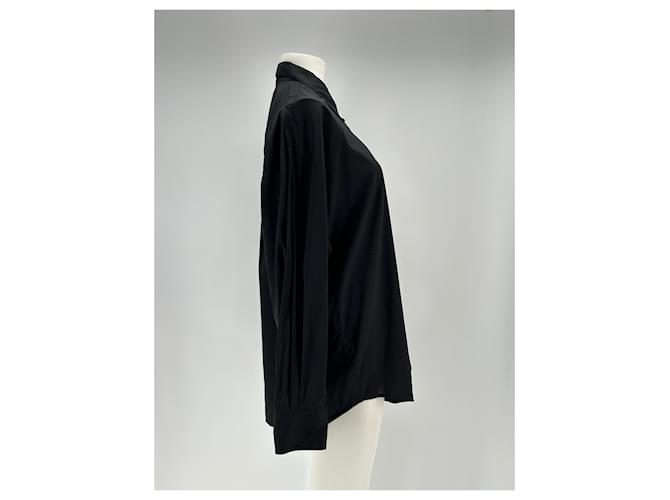 Camicia DMN in cotone nera S Nero - vista 3
