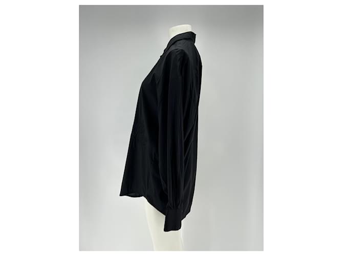 Camicia DMN in cotone nera S Nero - vista 4