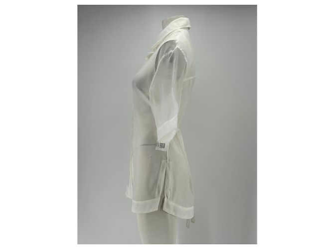 Autre Marque Camicia bianca trasparente APPARIS Bianco - vista 4