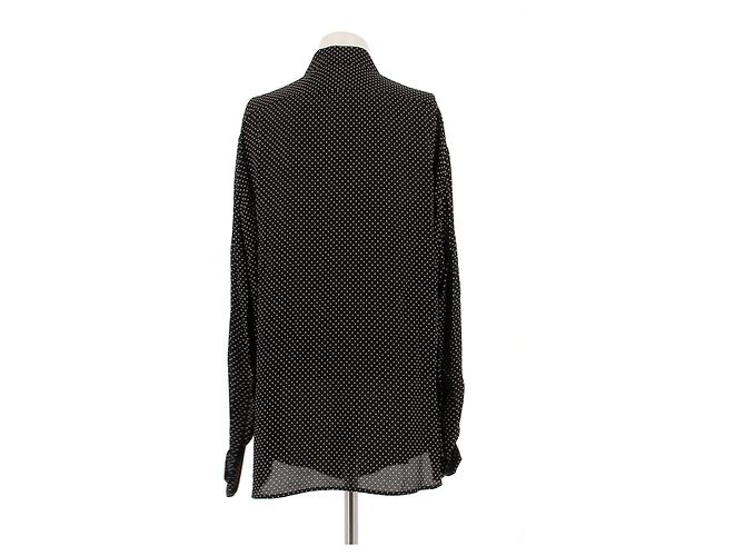 Camisa Céline de lunares negra de viscosa Negro - vista 2