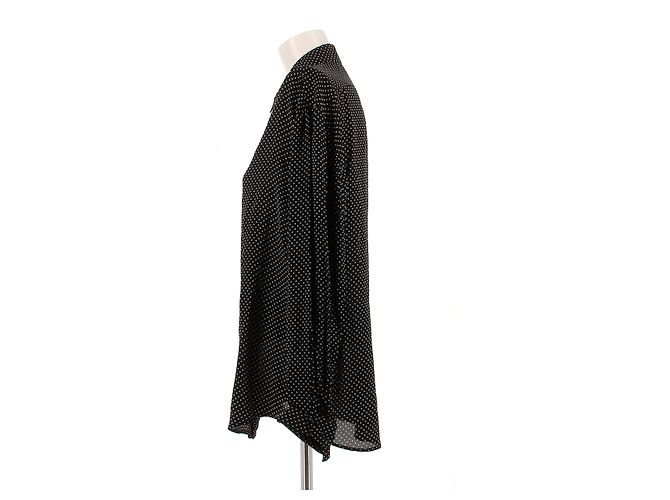 Camisa Céline de lunares negra de viscosa Negro - vista 4
