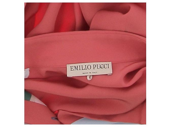 Camisa de seda Emilio Pucci naranja - vista 5