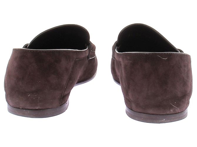 Mocassini Dior in camoscio marrone - vista 5