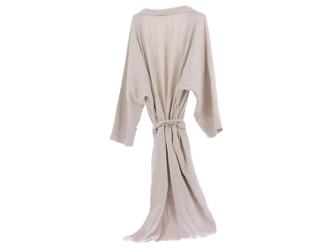 Autre Marque Kimono largo de lana beige ASCENO - vista 2