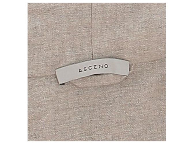 Autre Marque Kimono largo de lana beige ASCENO - vista 3