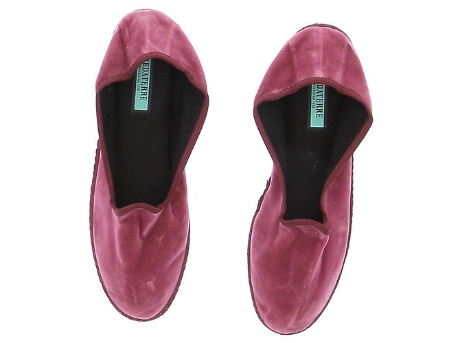 Pierre Balmain Samtballerinas Bordeaux - Ansicht 6