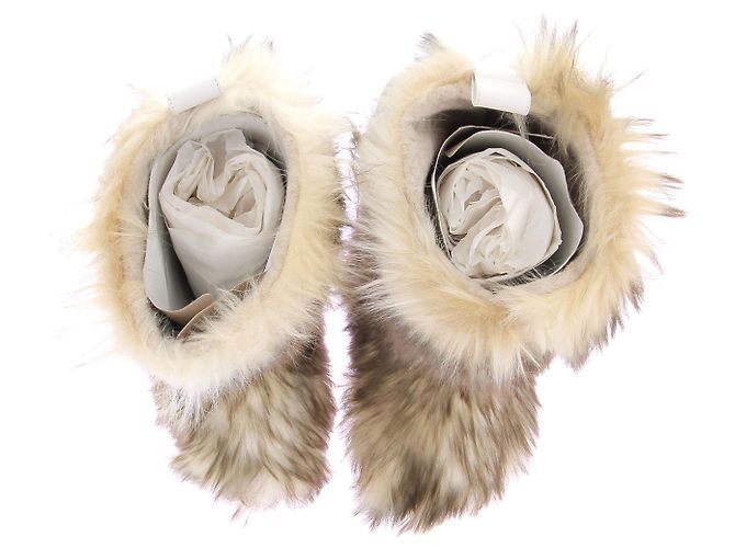 Autre Marque Botas de piel sintética Beige - vista 6