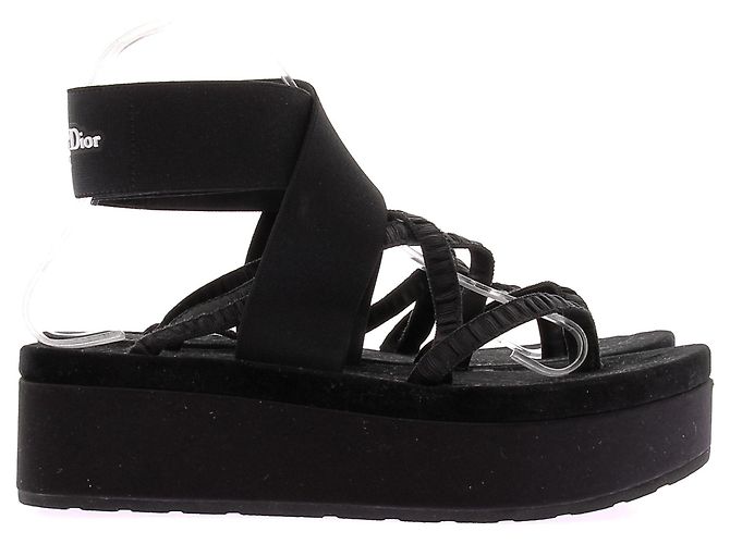 Dior Plateausandalen Schwarz - Ansicht 2